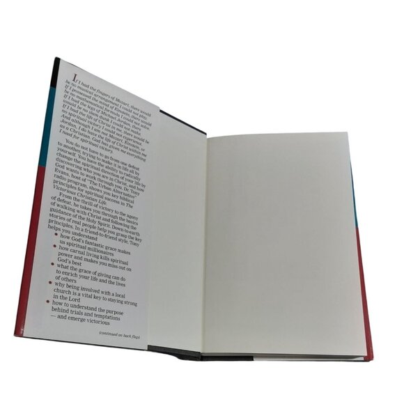 The Victorious Christian Life By Dr. Tony Evans Hardcover Spiritual Guide Religi - Picture 8 of 11